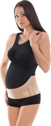 Picture of Pas ciążowy TOROS-GROUP ze wzmocnieniem beżowy r.2