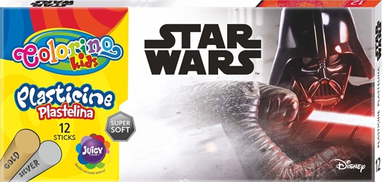 Изображение Patio Plastelina 12 kolorów Colorino Kids Star Wars