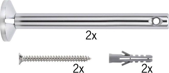 Picture of Paulmann System linkowy wspornik sufitowy 1 para, Chrom