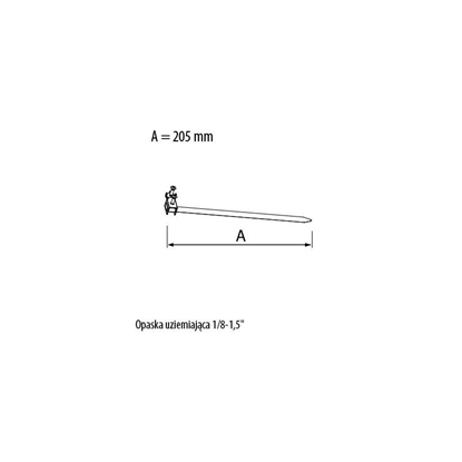 Изображение Pawbol Opaska uziemiająca 1/8-1,5'' (R.8181)