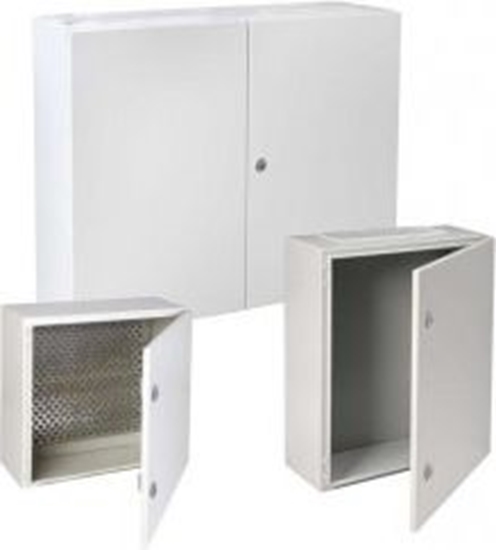 Изображение PCE Obudowa metalowa ARGENTA 500x300x200 z płytą IP66 (49047)