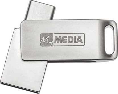 Attēls no MyMedia MyDual USB 3.2 Gen 1 USB flash drive 128 GB USB Type-A / USB Type-C 3.2 Gen 1 (3.1 Gen 1) Silver