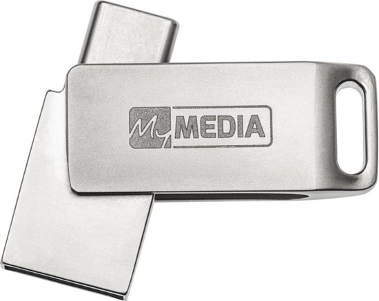 Изображение MyMedia MyDual USB 3.2 Gen 1 USB flash drive 128 GB USB Type-A / USB Type-C 3.2 Gen 1 (3.1 Gen 1) Silver