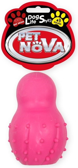 Picture of Pet Nova TPR Snowman Pink 9.5cm