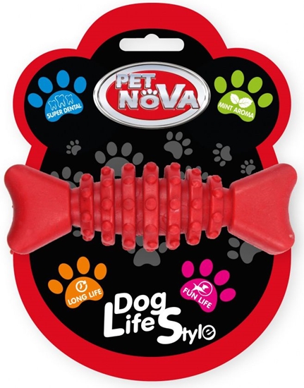 Picture of Pet Nova TPR Superdentbone Red 12cm