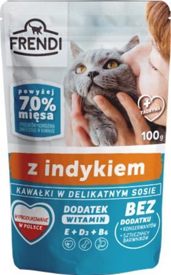 Изображение Pet Republic FRENDI KOT sasz.100g INDYK sos /24