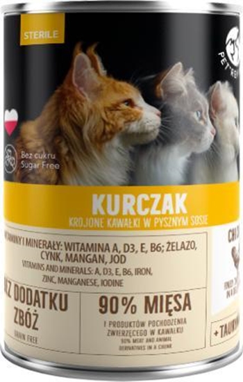 Изображение Pet Republic KOT STERILE puszka KURA sos /6 400g