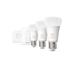 Picture of Philips Hue White ambience Starter kit: 3 E27 smart bulbs (1100) + dimmer switch