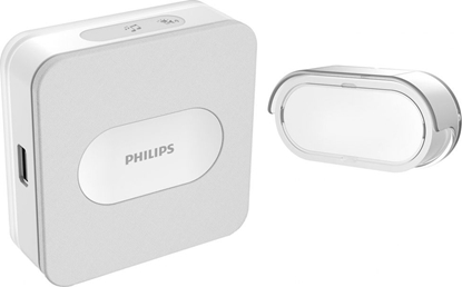 Picture of Philips Philips WelcomeBell Plugin dzwonek bezprzewodowy, 4 melodie, ładowarka USB, zakres działania max. 300m,531115