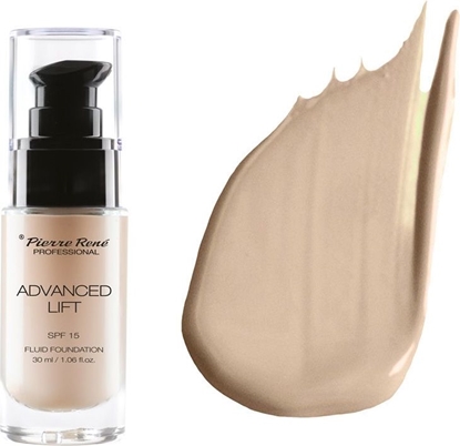 Изображение Pierre Rene Advanced Lift SPF15 Fluid Foundation nr 04 Light Beige Podkład liftingujący 30 ml