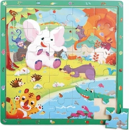 Picture of Playme Puzzle & Gra drewniane Dżungla