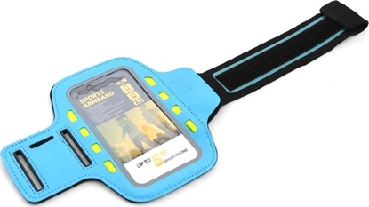 Picture of Platinet PLATINET SPORT ARMBAND FOR SMARTPHONE BLUE WITH LED [43706]