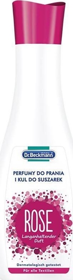 Изображение Płyn do płukania Dr. Beckmann DR. BECKMANN Perfumy do prania i kul do suszarek róża 250 ml