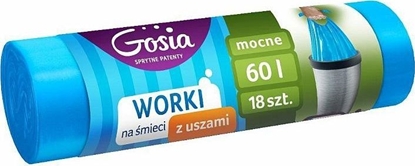 Изображение Politan Gosia Worki Na Śmieci Uszy 60l A18 Czarne 6179