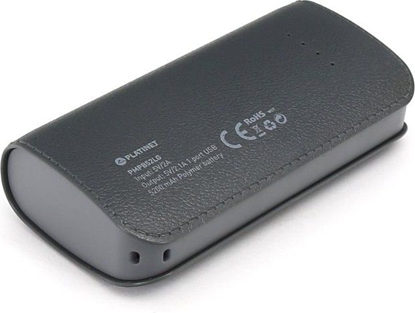 Attēls no Platinet PMPB52LG power bank Lithium-Ion (Li-Ion) 5200 mAh Grey