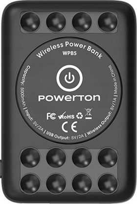 Picture of Powerbank Powerton 5000mAh Czarny