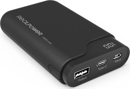 Изображение RealPower Powerbank PB-7500C        schwarz         7.500mAh