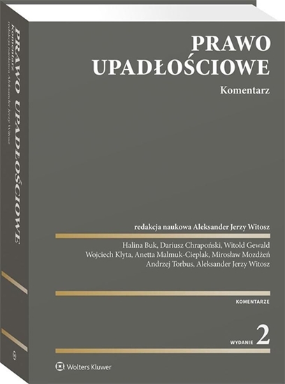 Изображение Prawo upadłościowe. Komentarz