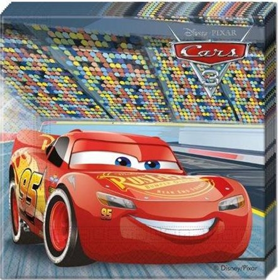 Изображение PROCOS Serwetki urodzinowe Cars 3 - 33 cm - 20 szt. uniwersalny