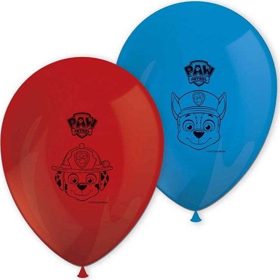 Picture of Procos2 Balony urodzinowe Psi Patrol - 30 cm - 8 szt uniwersalny