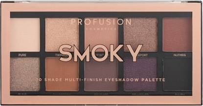 Изображение ProFusion Profusion Smoky Eyeshadow Palette paleta 10 cieni do powiek