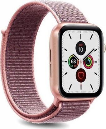 Attēls no Puro PURO Apple Watch Band - Nylonowy pasek do Apple Watch 38 / 40 mm (Różowy)