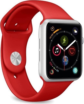 Attēls no Puro PURO ICON - Elastyczny pasek sportowy do Apple Watch 38 / 40 mm (S/M M/L) (czerwony) uniwersalny