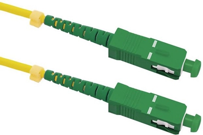 Изображение Qoltec Optic Patchcord SC/APC - SC/APC simplex SM 9/125 G652D 5m (54284)