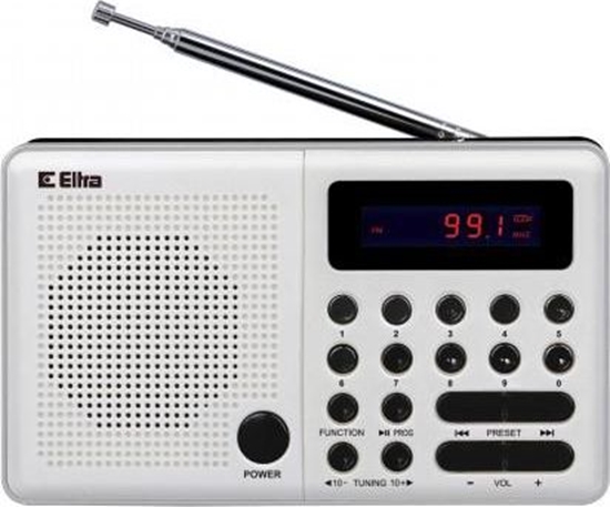 Изображение Radio Lenco Radio Pliszka USB, FM białe (5907727028148) - UBELTRPLISZKAB0