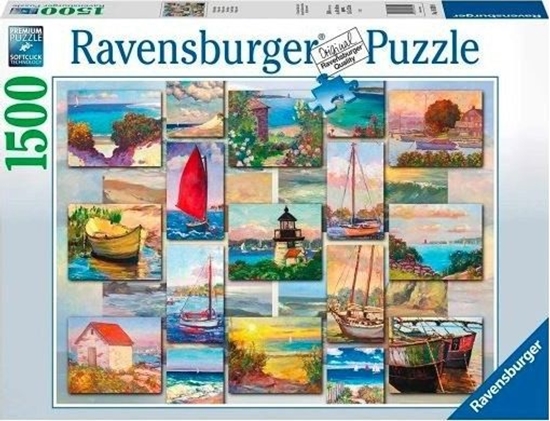 Picture of Ravensburger Puzzle 1500el Kolaż nadmorski 168200 RAVENSBURGER