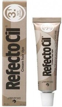 Изображение RefectoCil  Eyelash And Eyebrow Tint henna do brwi i rzęs 3.1 Light Brown 15ml