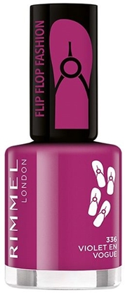 Attēls no Rimmel  Lakier do paznokci Flipflop Fashion 336 Violet En Vogue 8ml