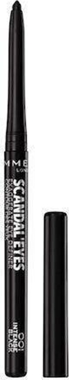 Изображение Rimmel  Rimmel Scandaleyes Exaggerate wodoodporna miękka kredka do oczu 001 Intense Black 0.35g