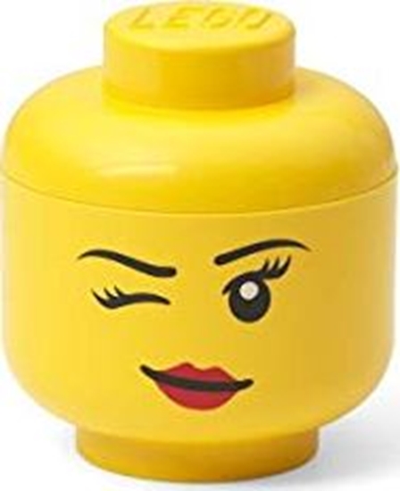 Picture of Room Copenhagen Room Copenhagen LEGO Storage Head "Whinky", mini, storage box (yellow)