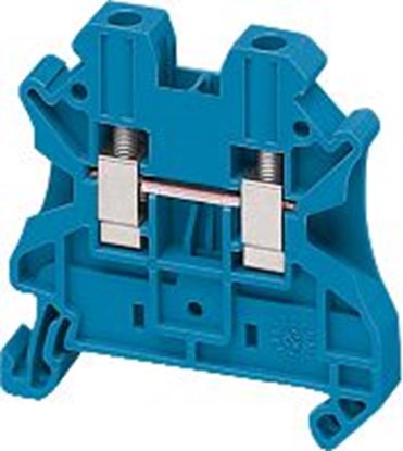 Attēls no Schneider Złączka szynowa 2-przewodowa 4mm2 niebieska (NSYTRV42BL)