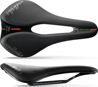 Изображение Selle Italia Siodło SELLE ITALIA NOVUS EVO BOOST KIT CARBONIO SUPERFLOW L (id match - L3) fibra-tek, czarne (NEW)