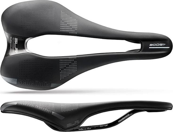 Изображение Selle Italia Siodło SELLE ITALIA SLR BOOST TM SUPERFLOW L (id match - L3) manganese tube 7, duro-tek, soft touch, czarne (NEW)