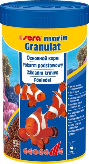 Изображение Sera Marin Granules Nature 250 ml, granulat - pokarm podstawowy