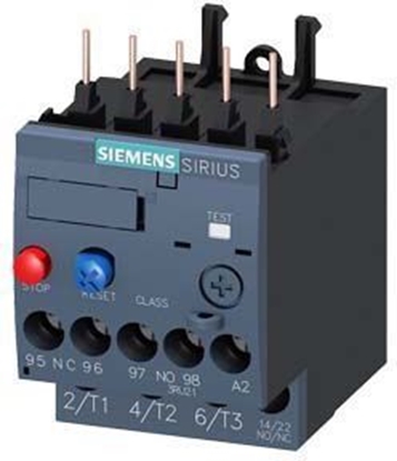 Изображение Siemens Przekaźnik termiczny 1,1 - 1,6A S00 (3RU2116-1AB0)