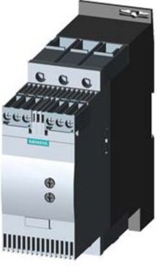 Изображение Siemens Softstart 3-fazowy 200-480VAC 63A 30kW/400V Uc=24V AC/DC S2 (3RW3037-1BB04)