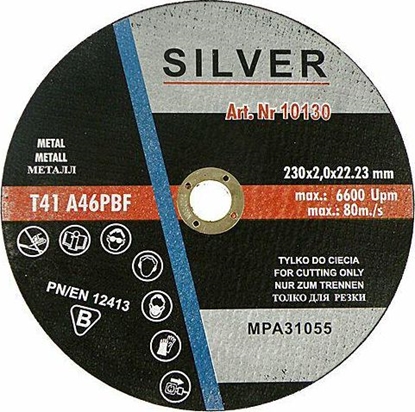 Picture of Silver TARCZA DO CIĘCIA METALU 230 x 1,9 x 22,2mm EX10128