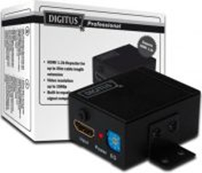 Изображение System przekazu sygnału AV Digitus wzmacniacz HDMI do 35m ,Equalizer, 1080p, DTS-HD, HDCP, LPCM (DS-55901)