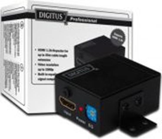 Picture of System przekazu sygnału AV Digitus wzmacniacz HDMI do 35m ,Equalizer, 1080p, DTS-HD, HDCP, LPCM (DS-55901)