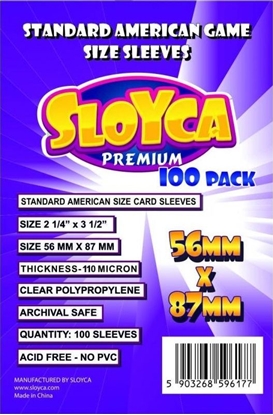 Изображение SLOYCA Koszulki Standard American Premium 56x87mm(100szt)