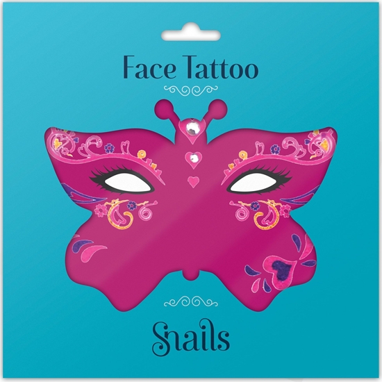 Изображение Snails Snails, Naklejka na twarz dla dzieci, Face Tattoo - Queen of Hearts