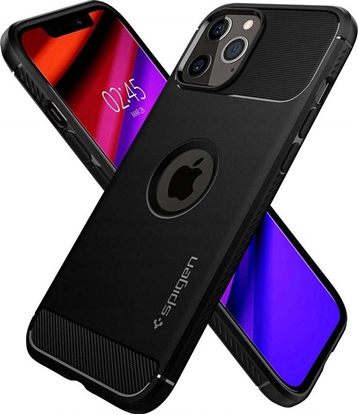 Attēls no Spigen Spigen Etui do telefonu Rugged Armor do iPhone 12/ 12 Pro 6.1 Matte Black uniwersalny