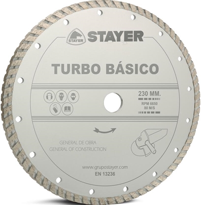 Picture of Stayer Tarcza diamentowa 125x22,2mm TURBO BASICO - (STA-D125TB)