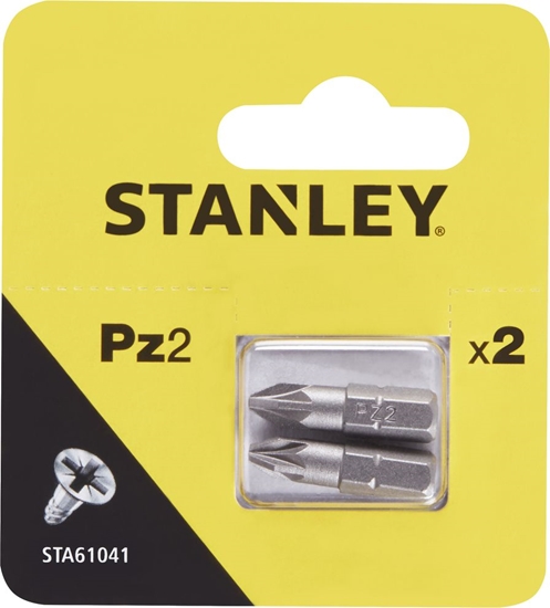 Изображение Stanley Końcówki wkrętakowe PZ2x25mm 2szt. (STA61041)