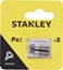 Attēls no Stanley Końcówki wkrętakowe PZ2x25mm 2szt. (STA61041)