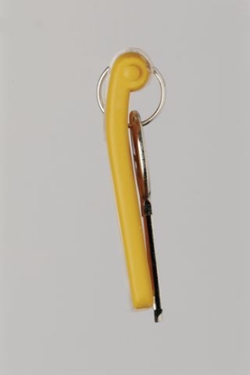 Picture of Staples DURABLE Zawieszka do kluczy KEY CLIP, żółty, opakowanie 6 szt.